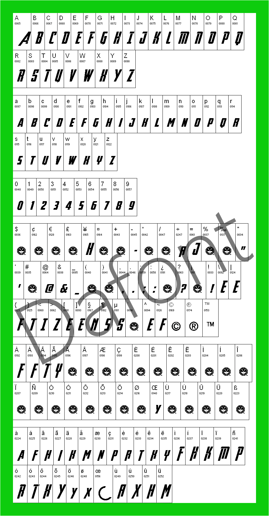 A Vengeance Heroic Avenger Font - Dafont Style