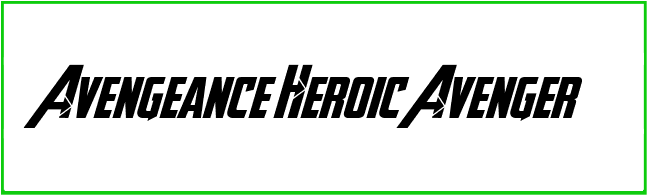 A vengeance Heroic Avenger Font ttf - dafont - font style - download font