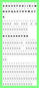 CF Mexicana font letter style ttf