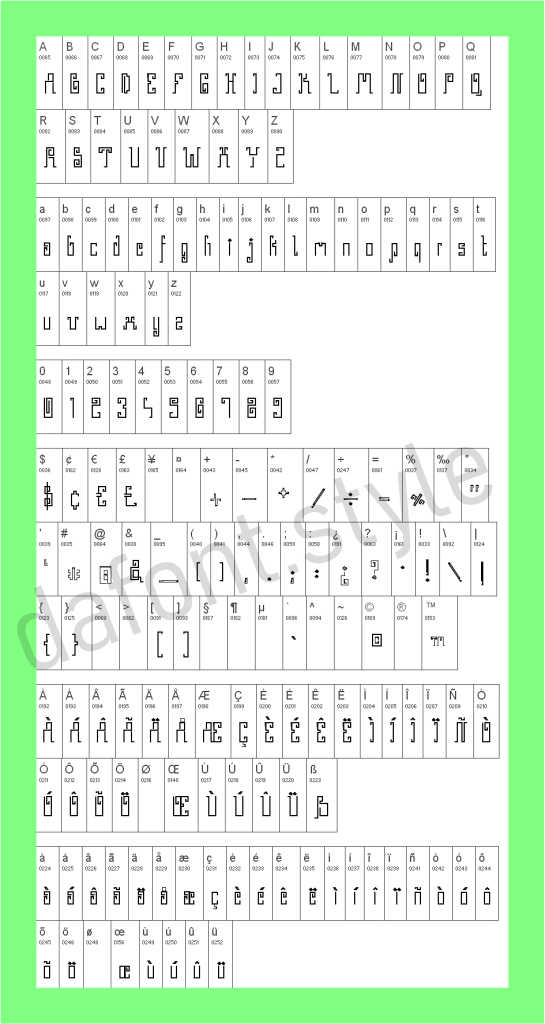 Greek Stone Font letter style