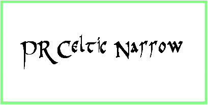 PR Celtic Narrow font style ttf download