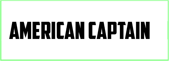 American Captain Font style ttf download