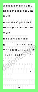 Athletic weknow Font letter style preview