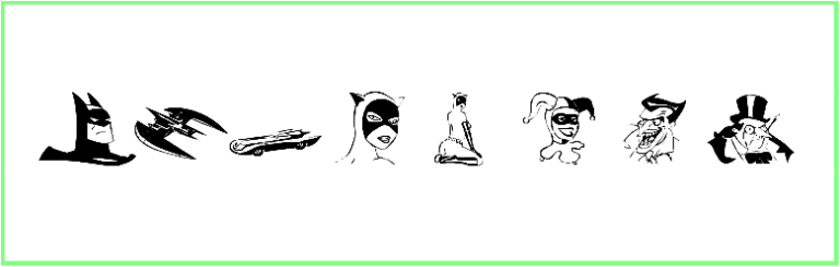 Batman Font style Ronald Design Download