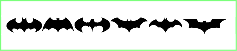 Batman Logo Evolution TFB Font style Download