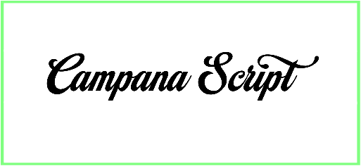 Campana Script font style otf download