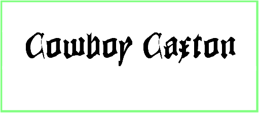 Cowboy Caxton Font style Download