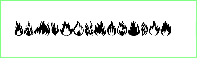 Fire Woodcutter font style download