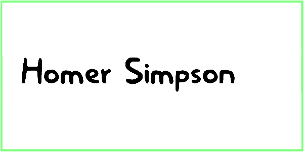 Homer Simpson font style ttf download
