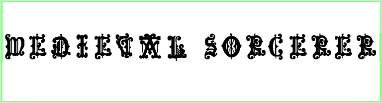 Medieval Sorcerer Ornamental Font style Download