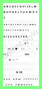 Spider Man Eclipse Font letter style preview
