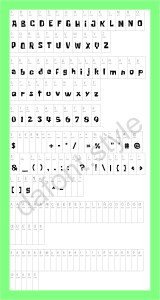 Spongeboy Me Bob font letter style