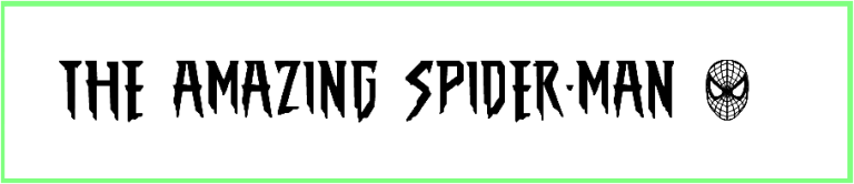 The Amazing Spider Man Font style Download
