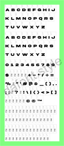 Akira Expanded Font letter style preview