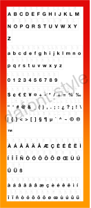 Alte Haas Grotesk Font letter style preview