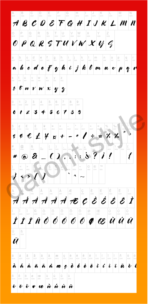 Astral Studio Font letter style preview