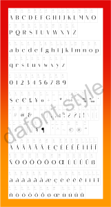 Catchye Font letter style preview