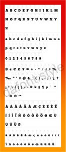 ChunkFive Ex Font letter style preview
