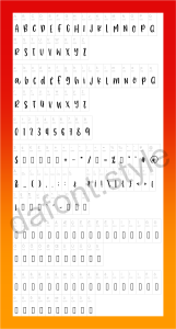 Fresh Lemon Font letter style preview