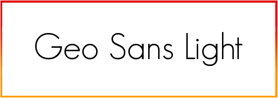 Geo Sans Light Font style download