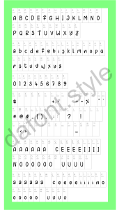 Hello Twins Font letter style preview