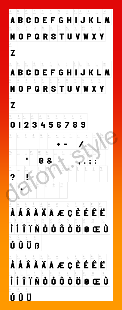 Hollywood Hills Font letter style preview