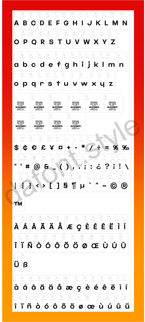 Jumper Font letter style preview