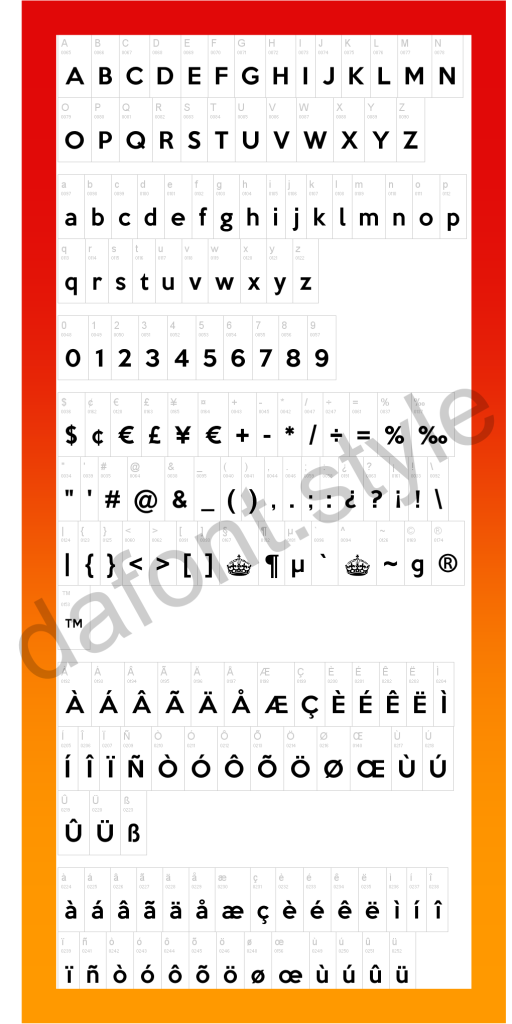 Keep Calm Font letter style preview