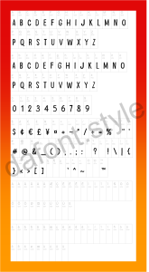 Long Today Font letter style preview