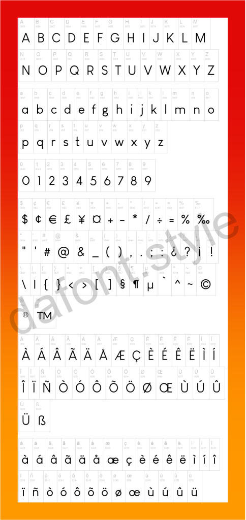 Louis George Café Font letter style preview