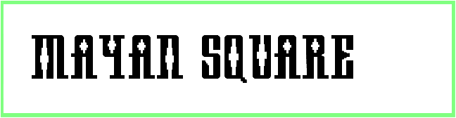 Mayan Square Font style Download
