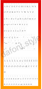 Newyork Font letter style preview