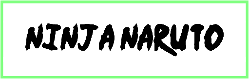 Ninja Naruto Font style download