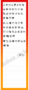 Pokemon Pixels Font letter style preview