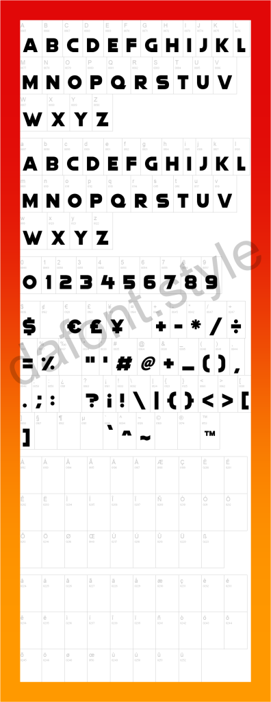 Quicksilver Font letter style preview