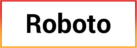 Roboto Font style