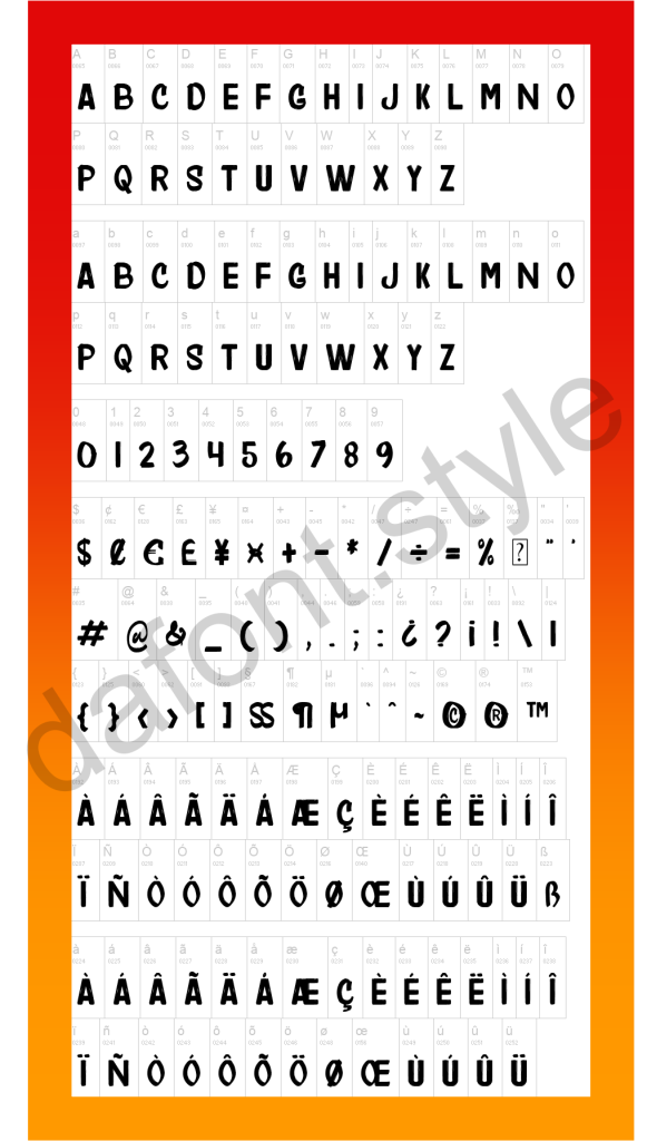 Rockers Garage Font letter style preview