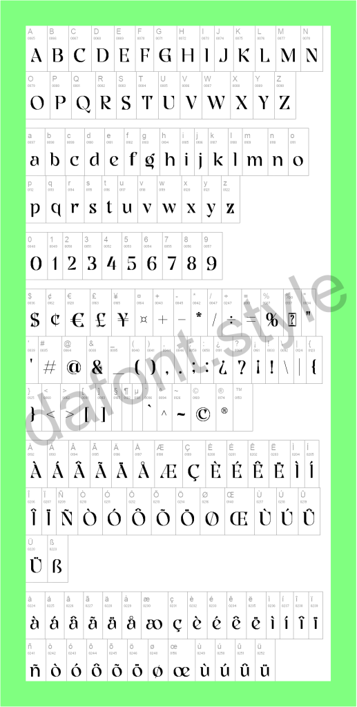 Rogie Font letter style preview