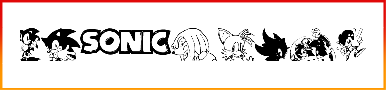 Sonic Mega Font style download