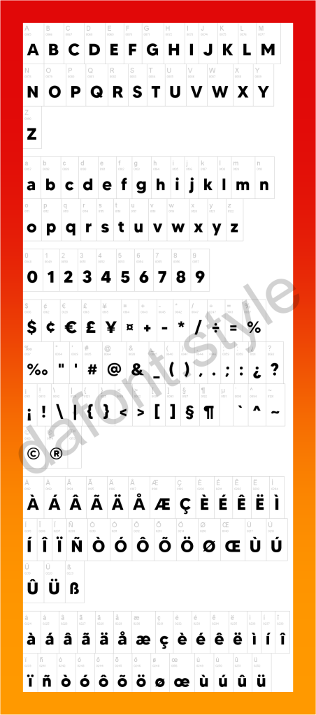 Tommy Font letter style preview