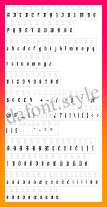 Angel Wish Font letter style preview