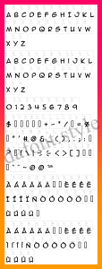 Anime Ace BB Font letter style preview