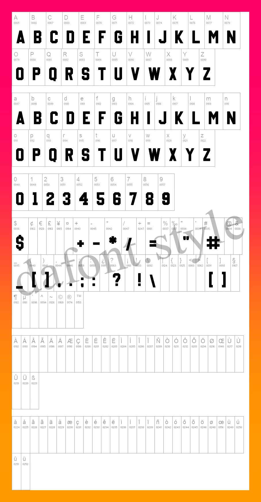 Basketball Font letter style preview