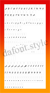 Chocolate with Brownie Font letter style preview