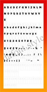 Darling Coffee Font letter style preview
