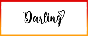 Darling Font style download