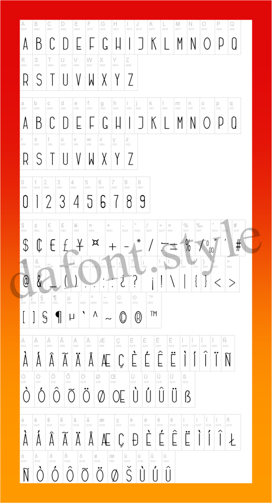 Freeds Font letter style preview