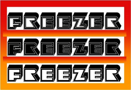 Freezer bold font style download