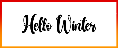 Hello Winter Font style download