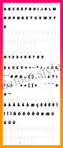 Kids Magazine Font letter style preview